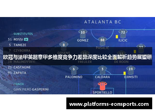 欧冠与法甲英超意甲多维度竞争力差异深度比较全面解析趋势展望研